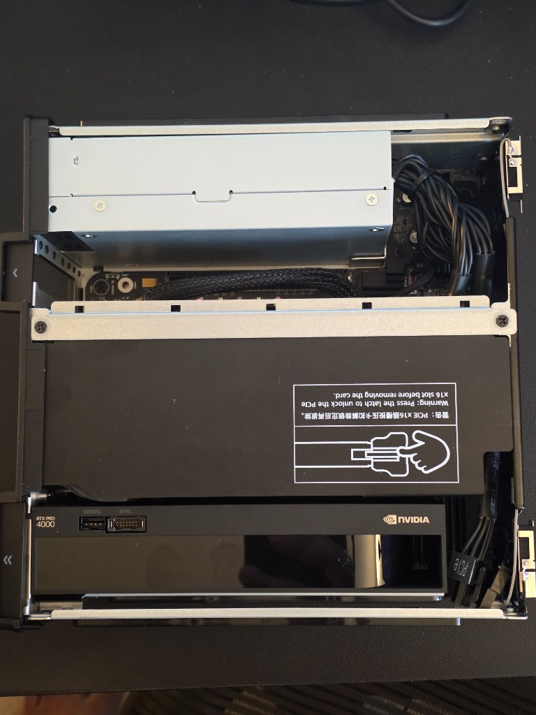 RTX PRO 4000 in the PCIe x16 slot